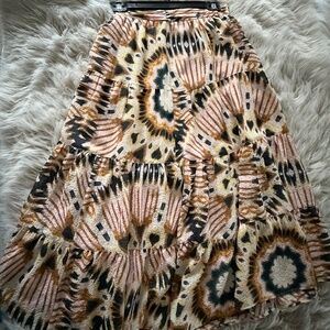 BA&SH CLAREN midi skirt